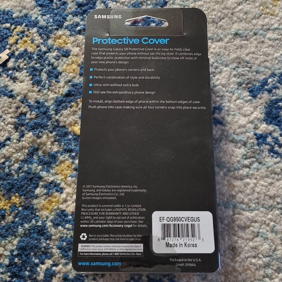 Samsung Galaxy S8 Protective Cover Orchid Gray Ultra Slim - Picture 2 of 10